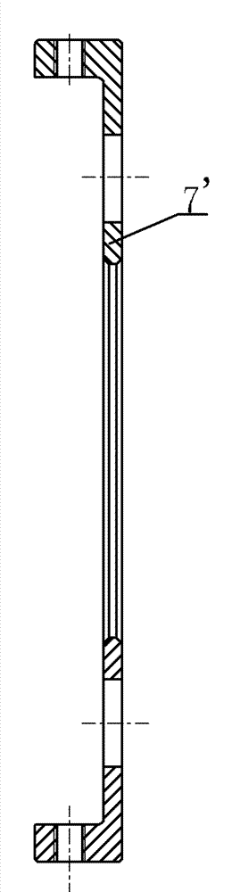 Piston rod and crosshead body connection adjusting structure