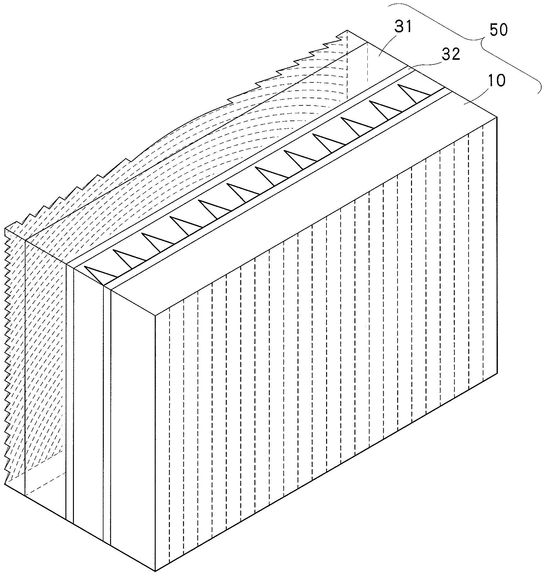 Light-Diffusing Member, Transmission Type Screen, Rear-Projection-Type Display, and Light-Absorbing-Part-Forming Resin Composition