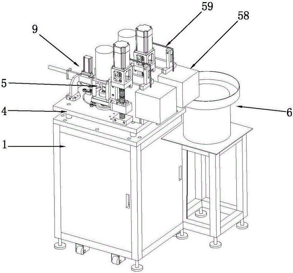 Automatic grinding machine used for grinding metal shell of USB interface