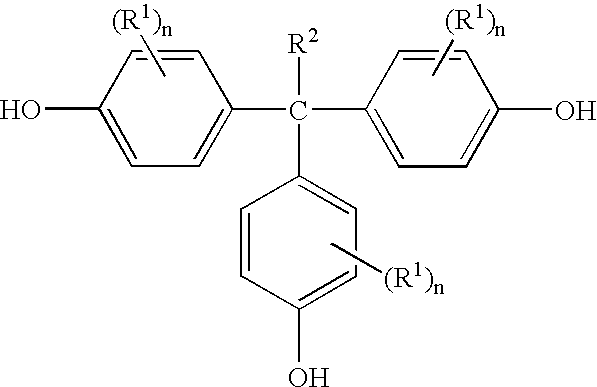 Methods for preparing 1,1,1-tris(4-hydroxyphenyl)alkanes