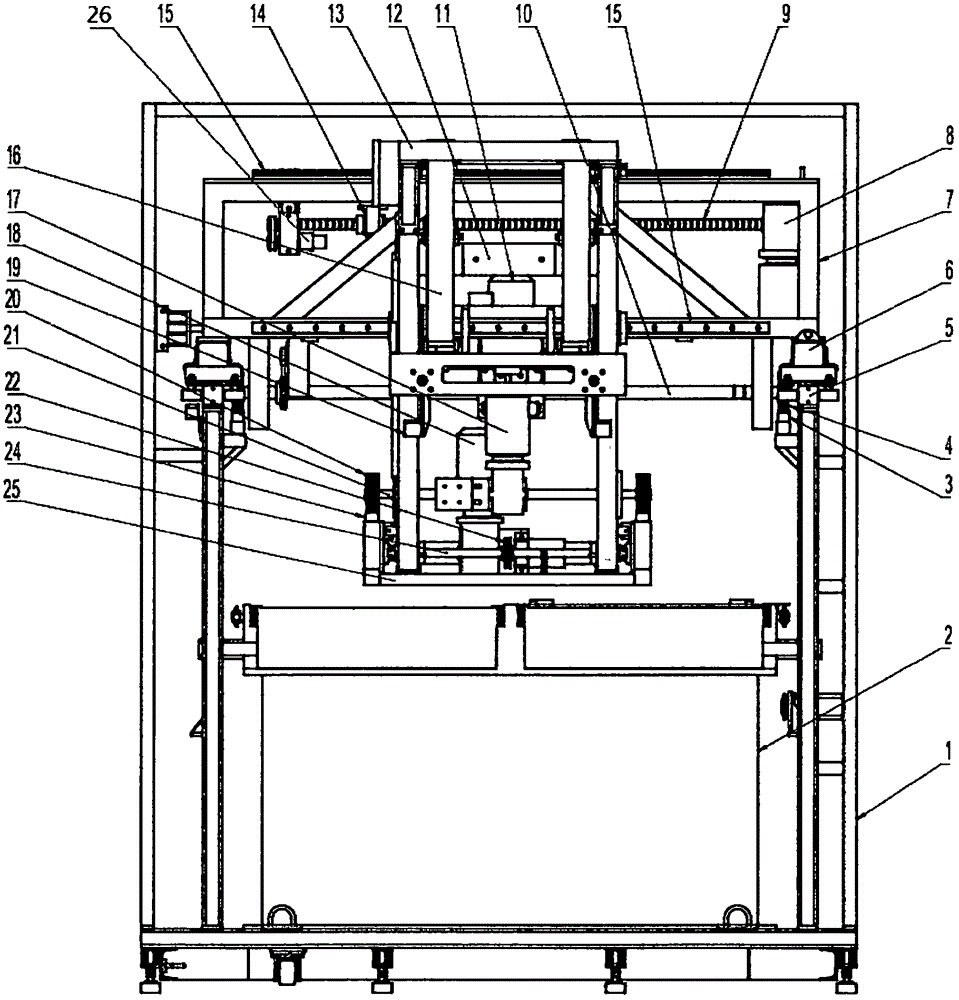 Matrix-type electroplating production line