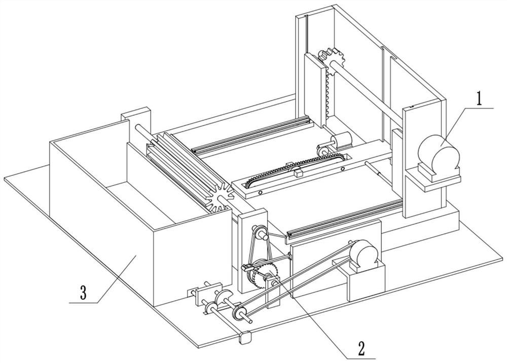 A steel bar cutting device