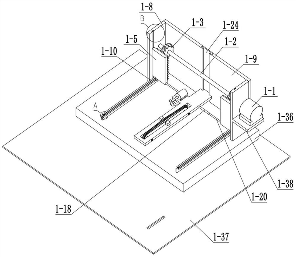 A steel bar cutting device