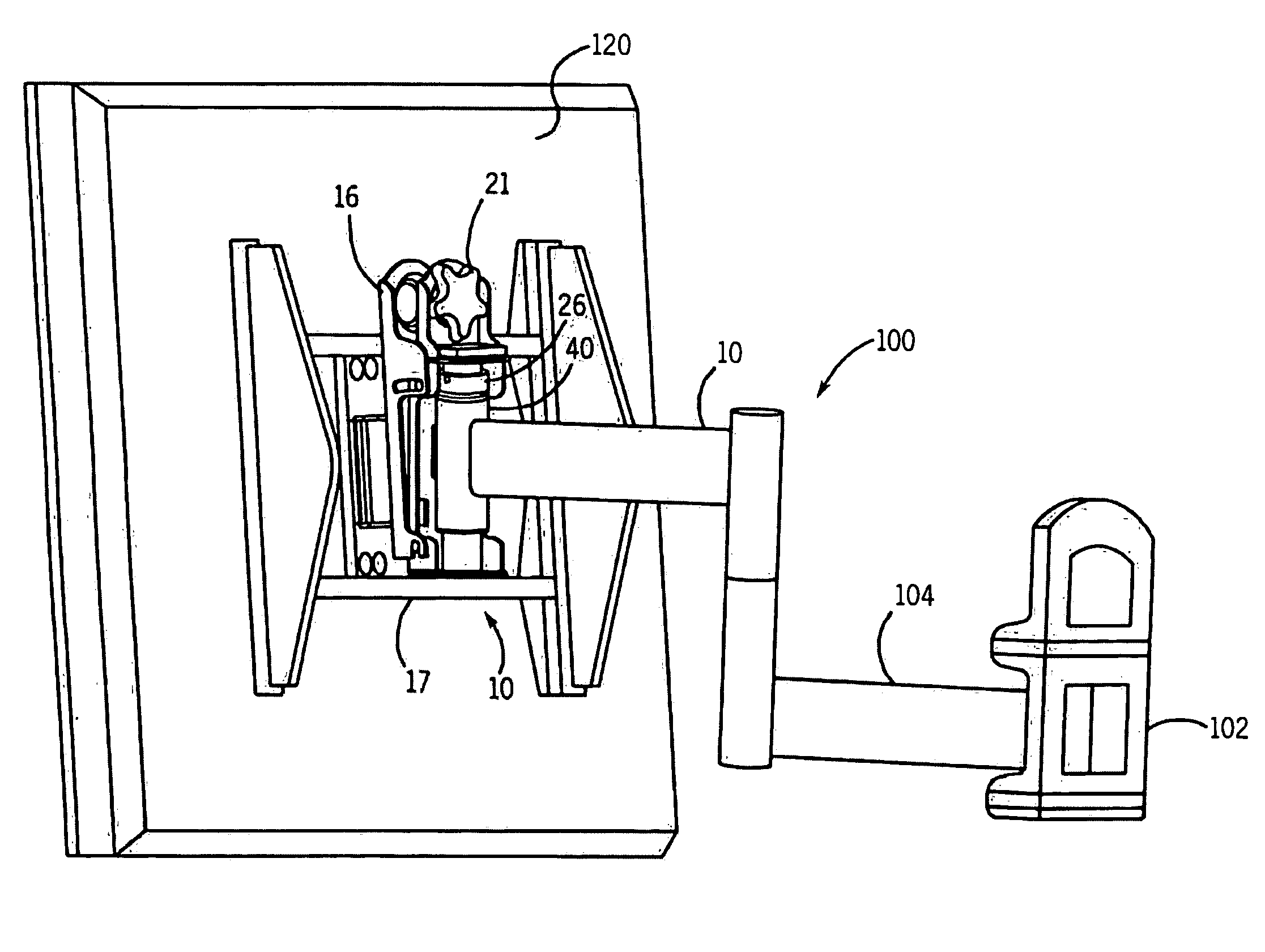 Mounting system with vertical adjustment feature