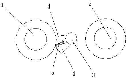 Self-cleaning type conveying equipment drum