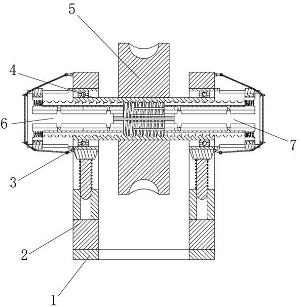 Anchoring device for a ship