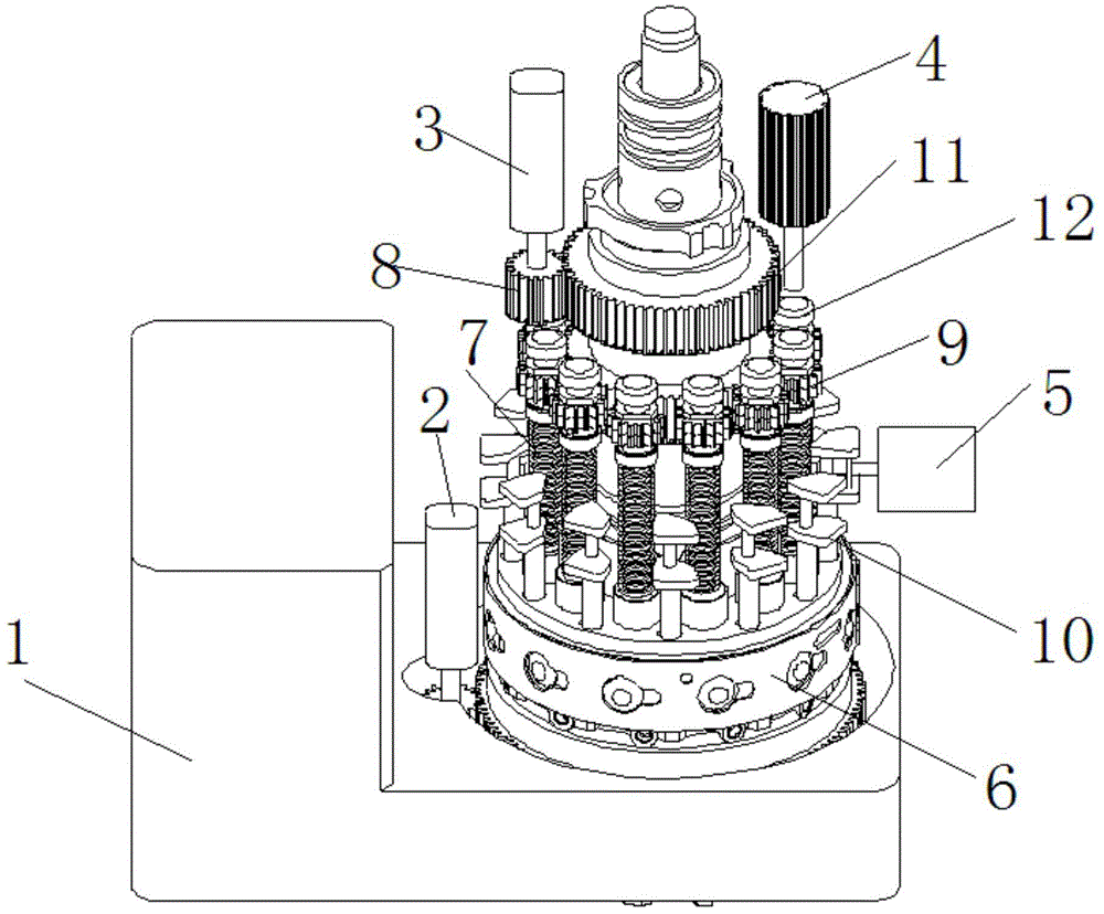 Mounting head unit for electronic components