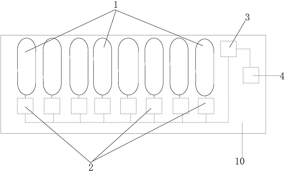 Muscle detector, muscle massage device and muscle detection method