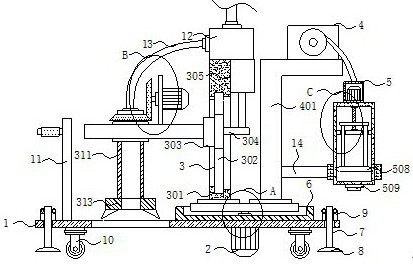 Icebreaking type seawater sampling device for monitoring water environment under ice