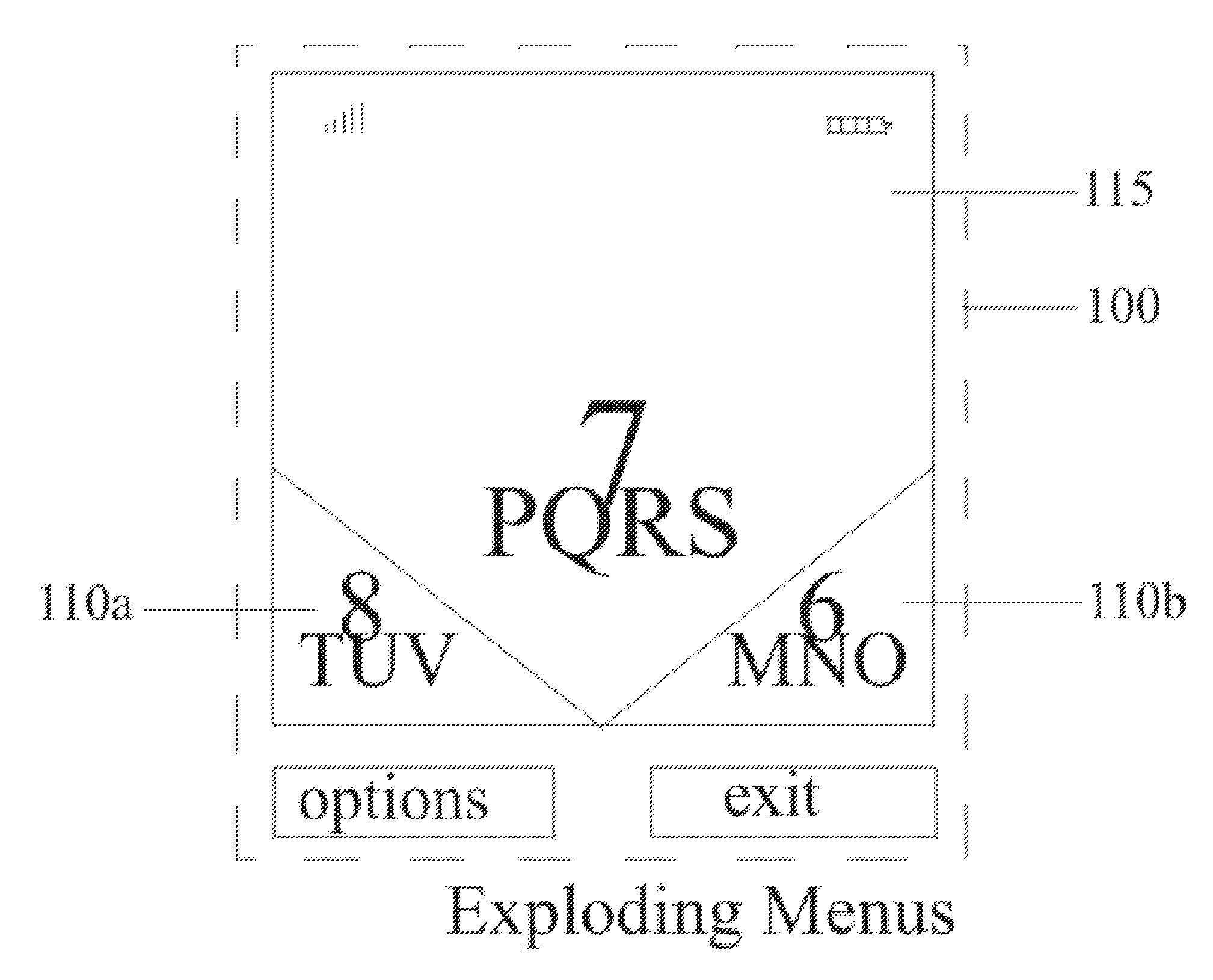 Dynamic visual feature coordination in an electronic hand held device