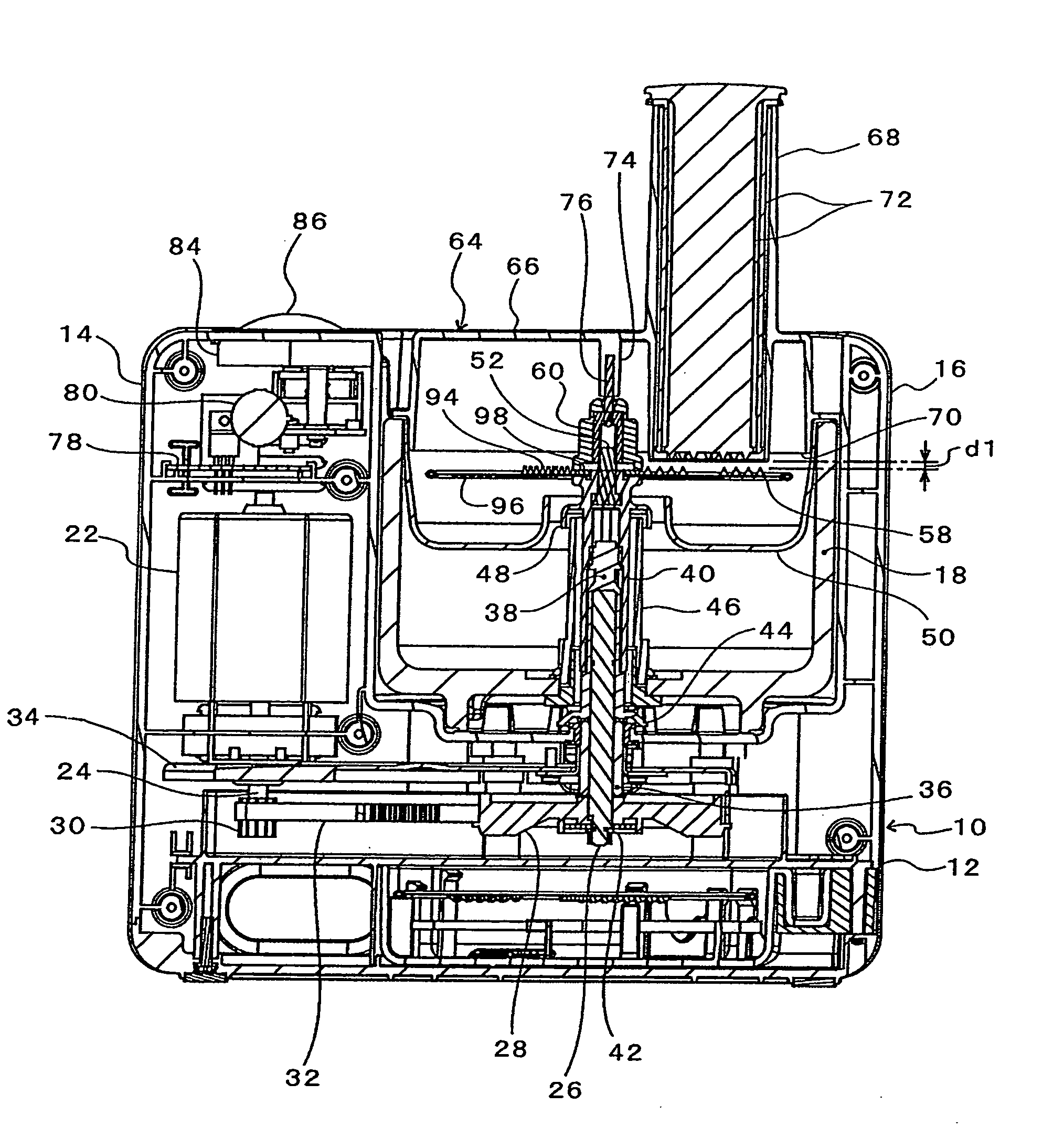 Electric grating food processor and grater plate