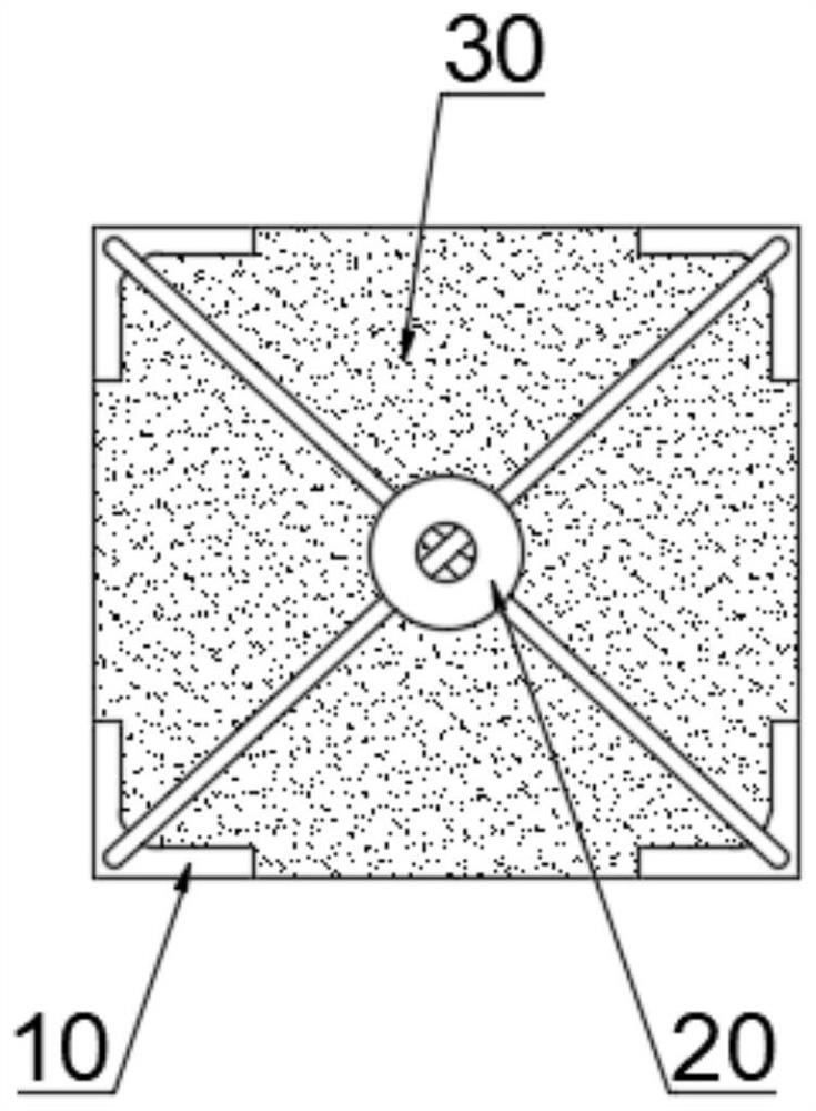 High-strength aluminum-plastic composite template and preparation method thereof