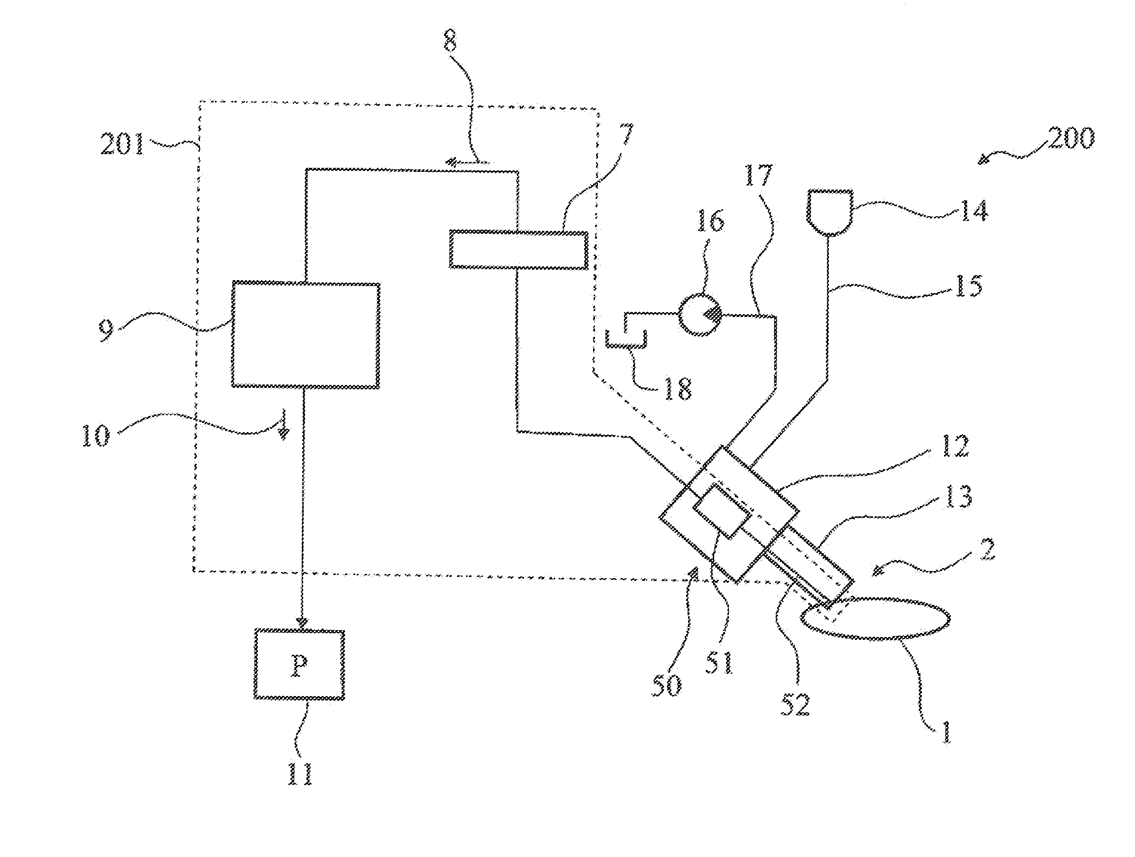 Ophthalmic surgical system and control arrangement therefor