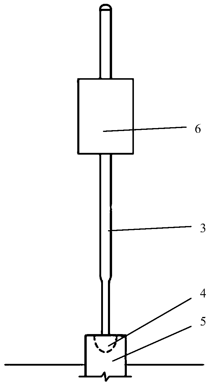 A self-tensioning tendon and its installation method