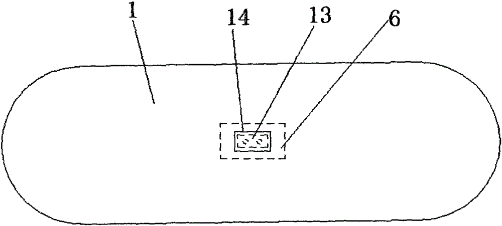 Bicycle built-in power generation device