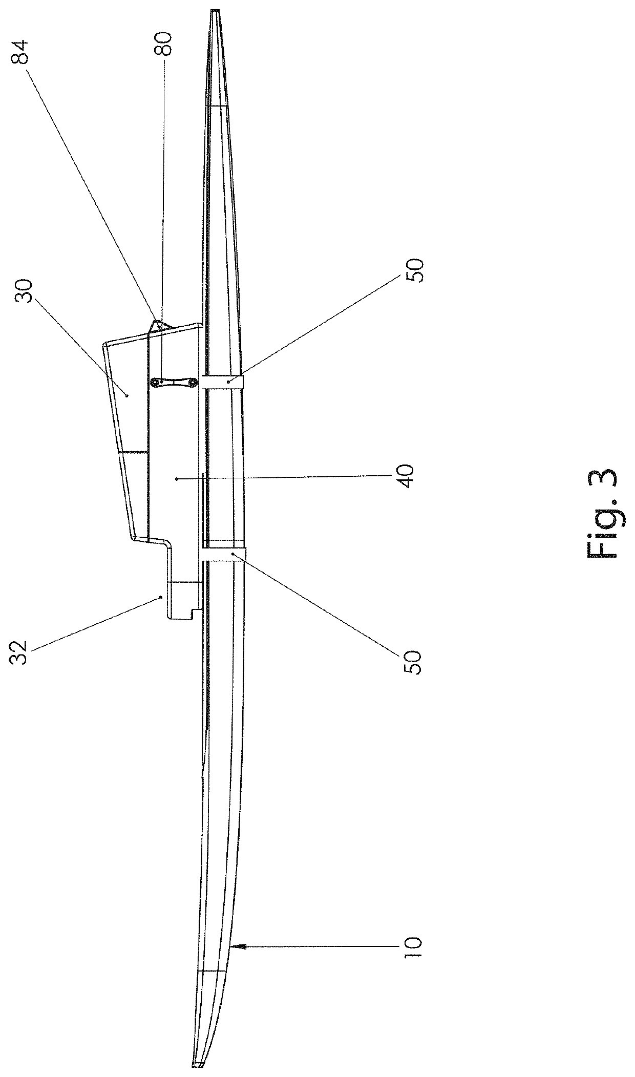 Aquatic board saddle