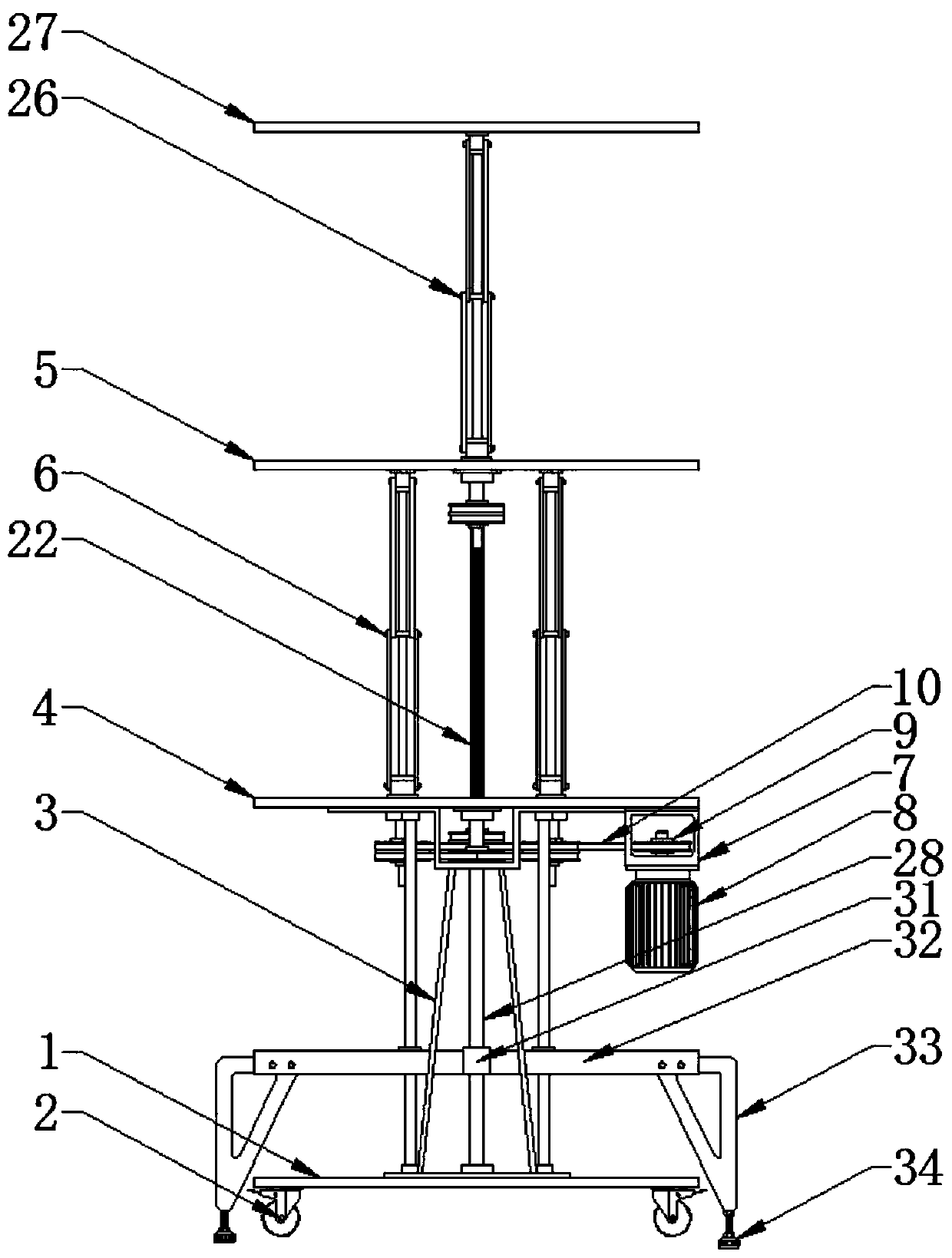 Article storage device for logistics