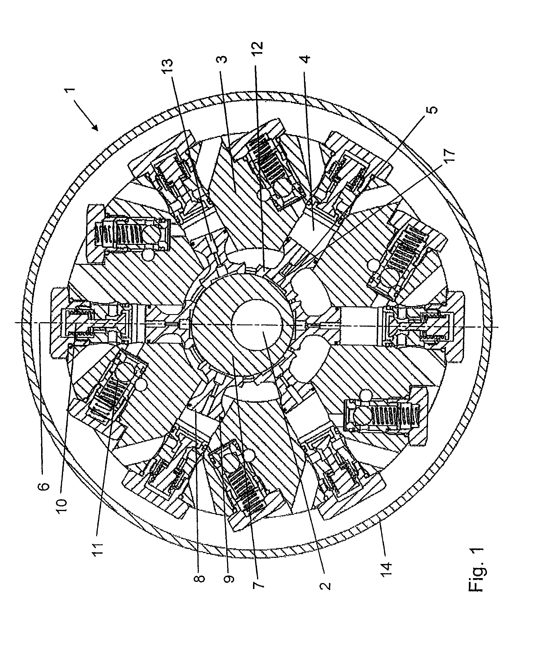 Radial piston pump