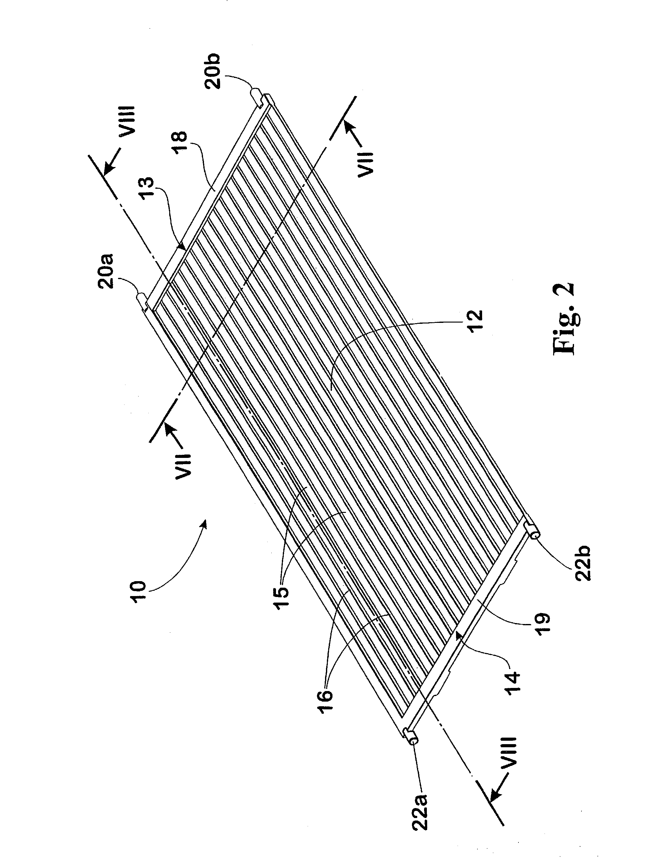 Method of manufacturing a solar collector panel