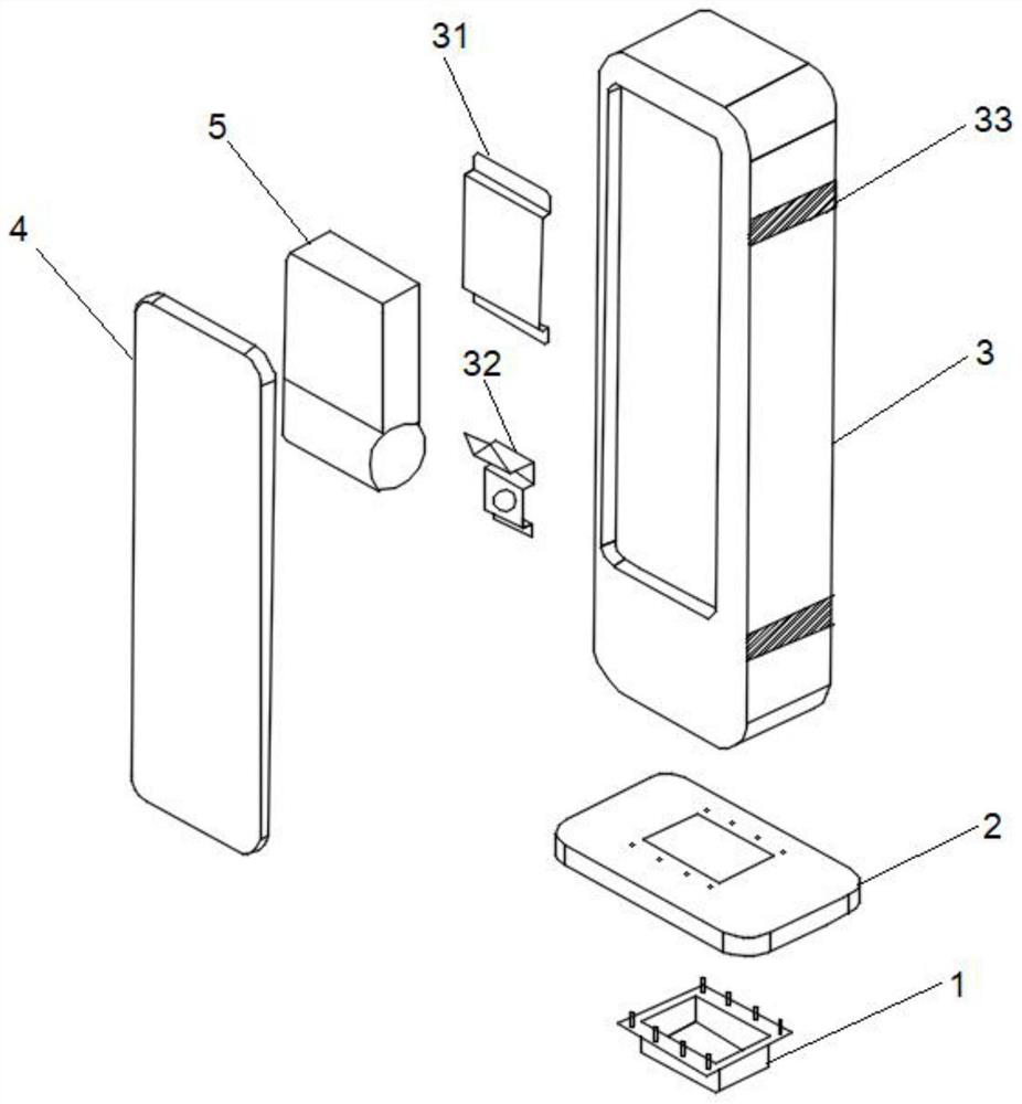 Protection device of roadside charging pile and charging method