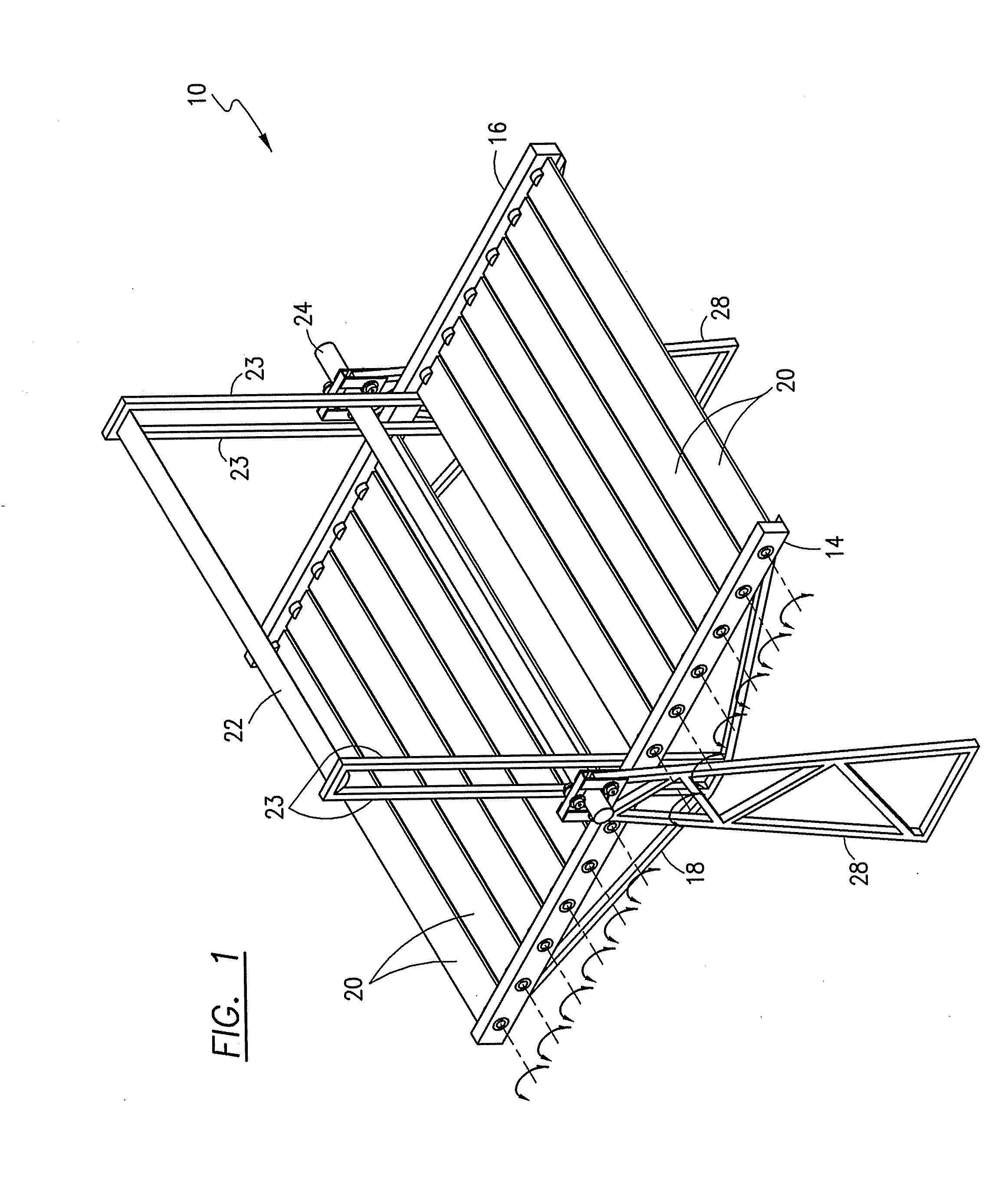 Modular fresnel solar energy collection system