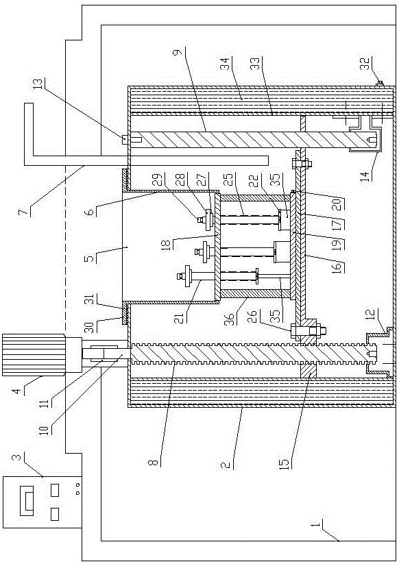 Piezoelectric ceramic and piezoelectric semiconductor test piece diversity polarization experiment system