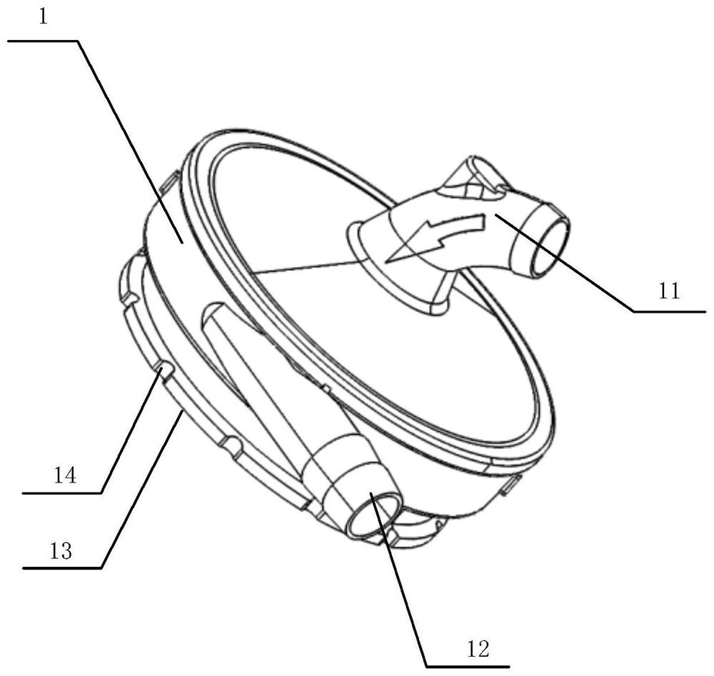 Medical centrifugal pump head