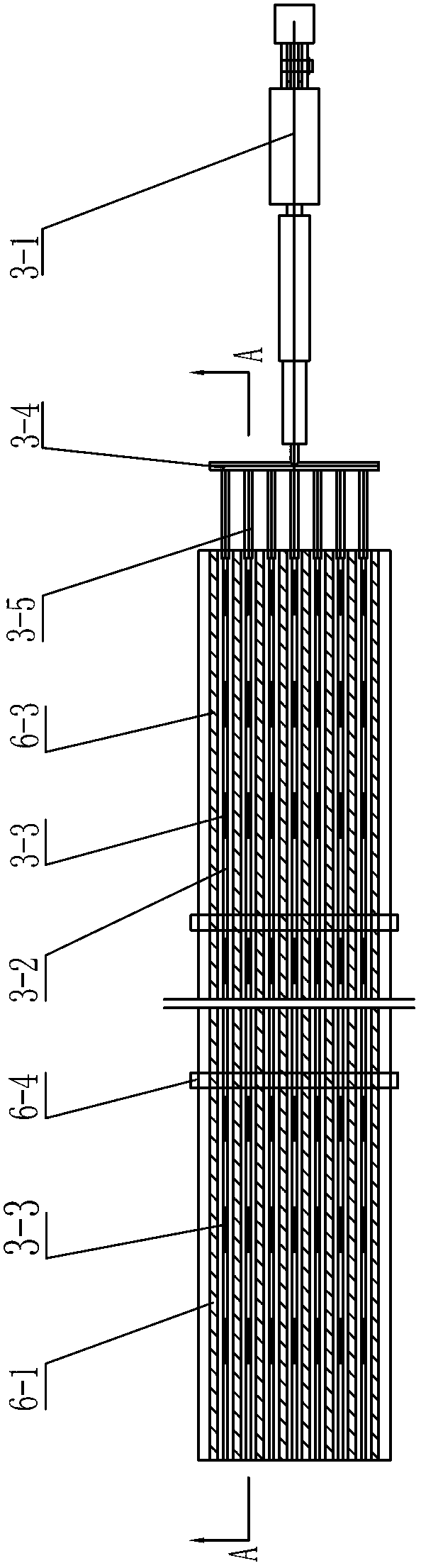 Leaching mechanical-biological reactor for treating household garbage