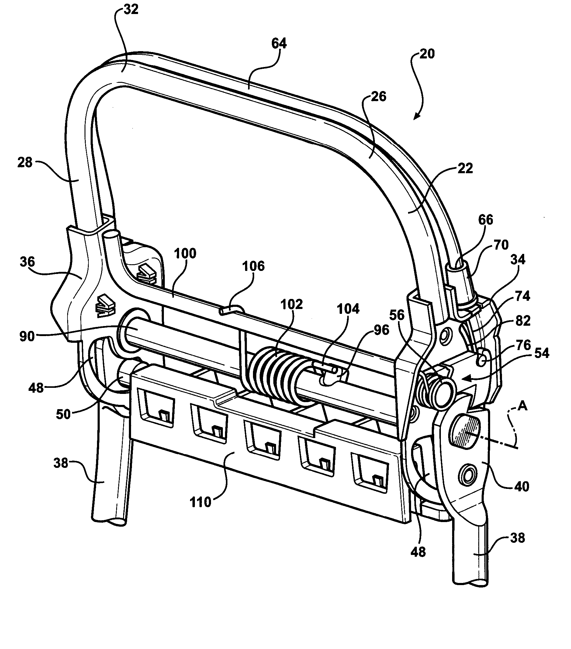 Foldable Headrest Assembly