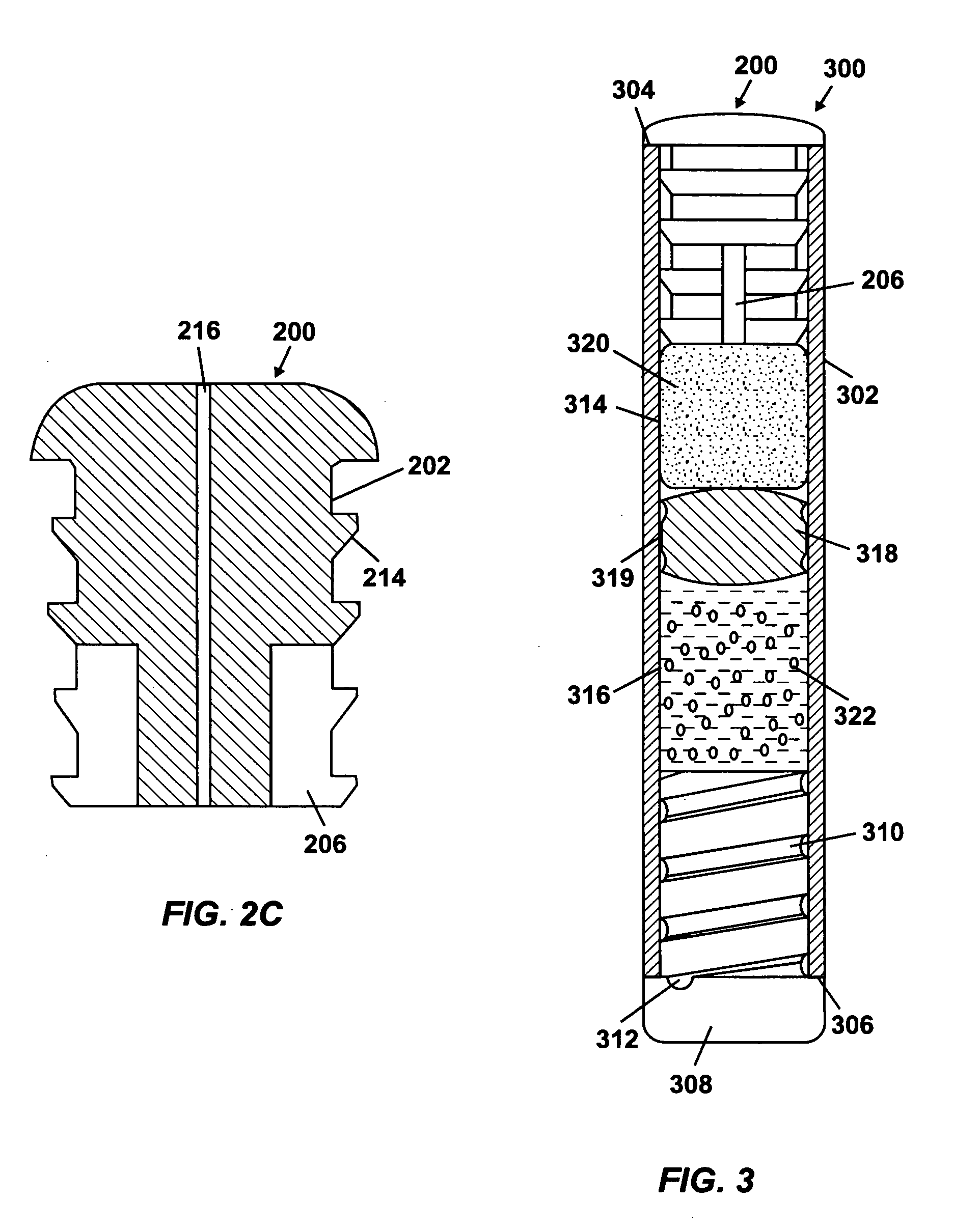 Osmotic pump with self-retaining, fast-start membrane plug