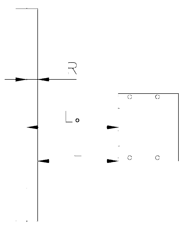 Method for measuring torsion shaft rolling characteristic parameter by using laser displacement sensor