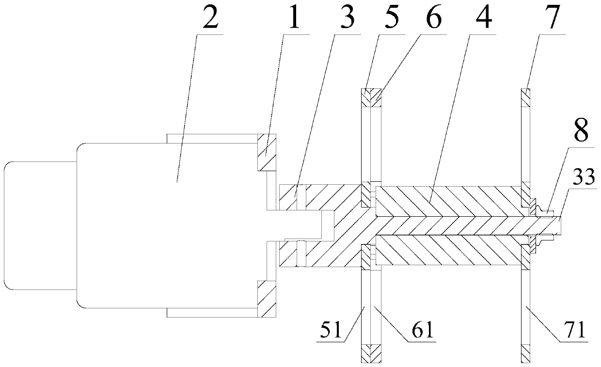 Winding device for coil with air passage and winding method of winding device