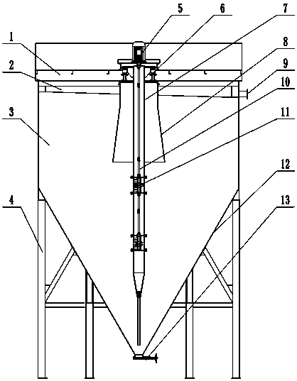 Vibrating type thickener