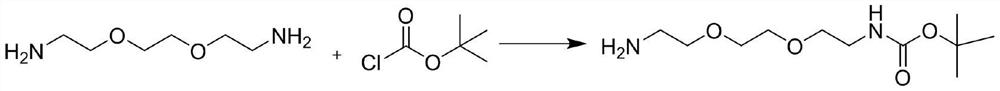 A kind of synthesis technique of boc-1-amino-3,6-dioxa-1,8-octanediamine