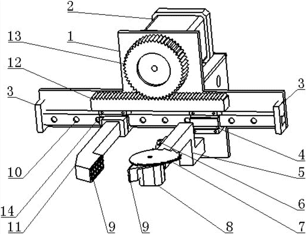 Terminal actuator for picking tomato fruit clusters and picking method thereof