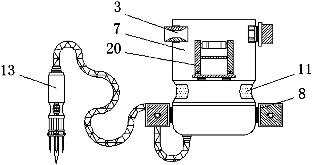 Overhauling device for mobile phone mainboard