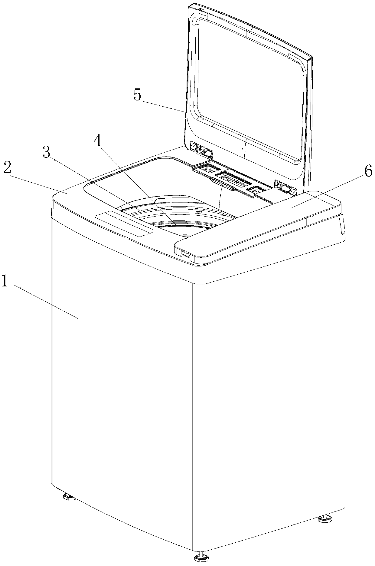 A flocculation washing machine