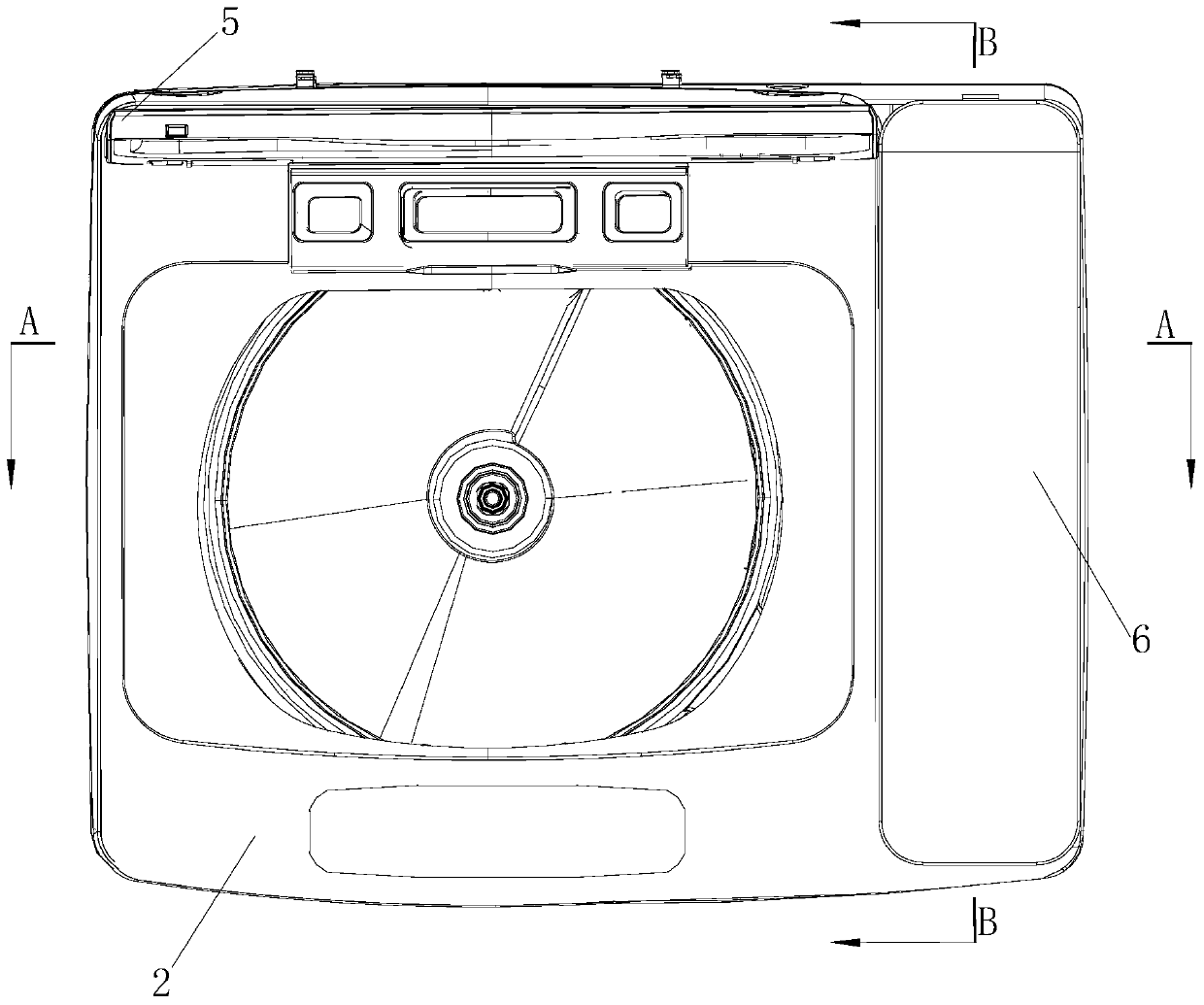 A flocculation washing machine