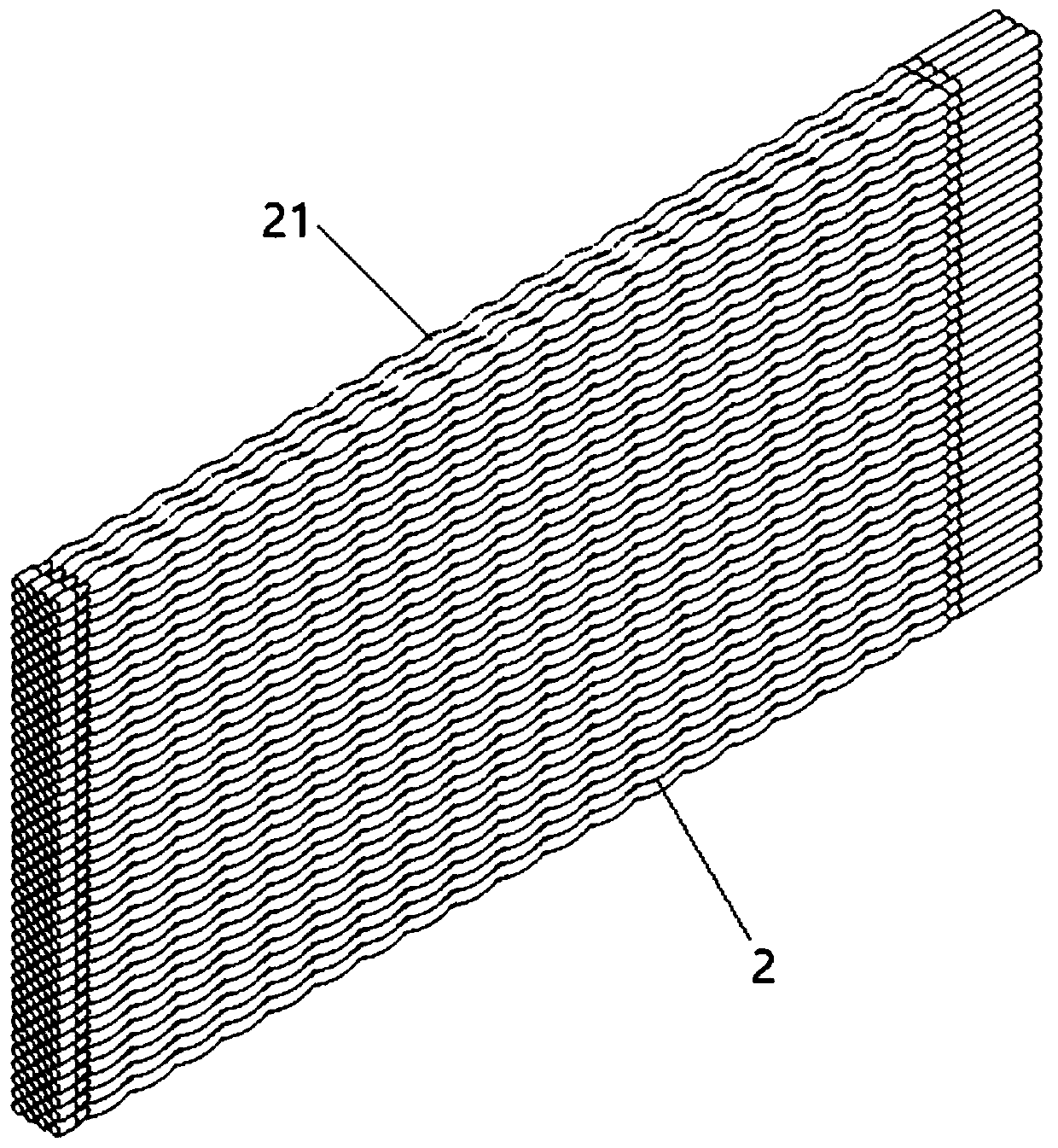 Modular efficient heat exchange structure