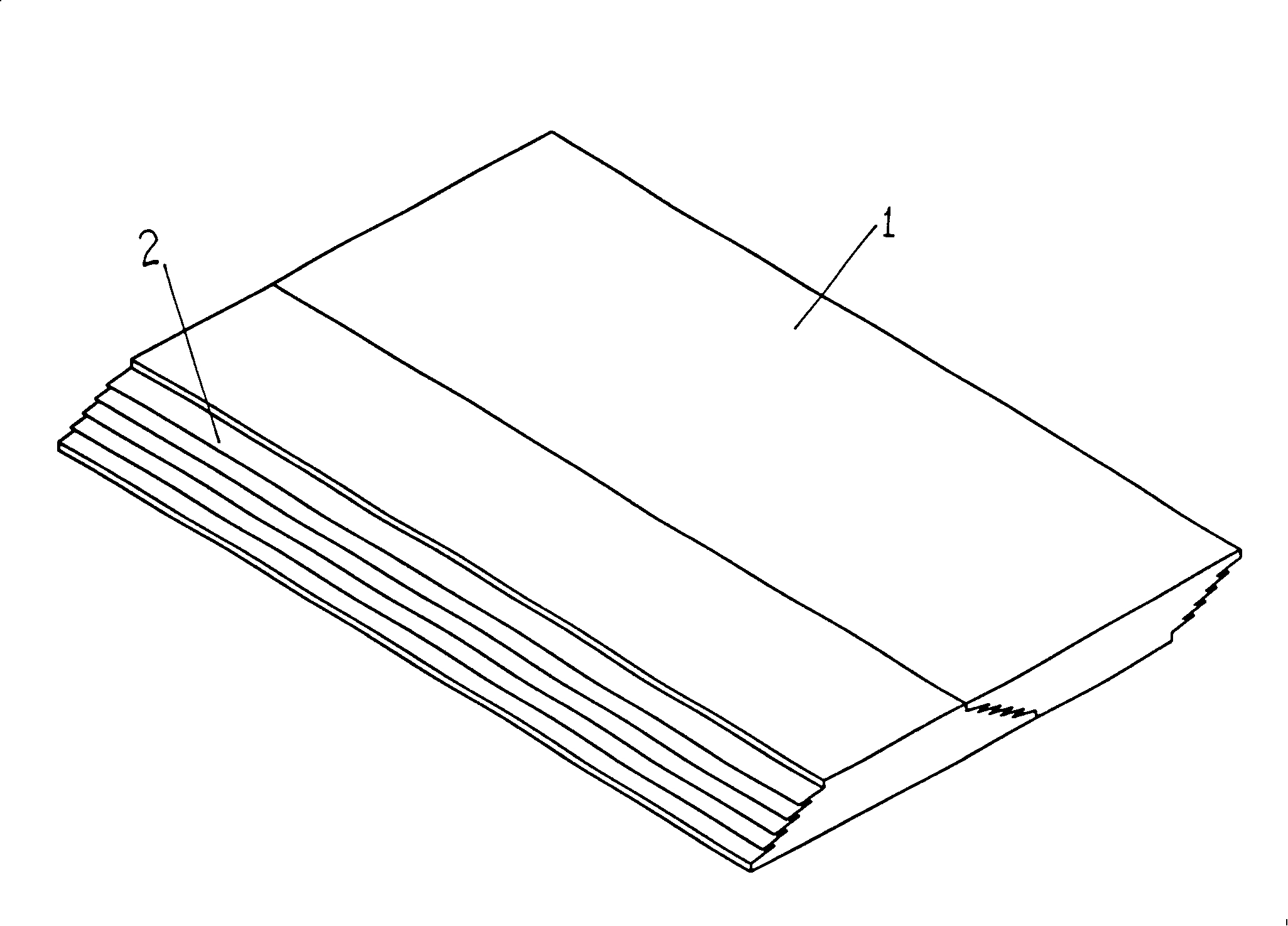 Finger joint laminated wood