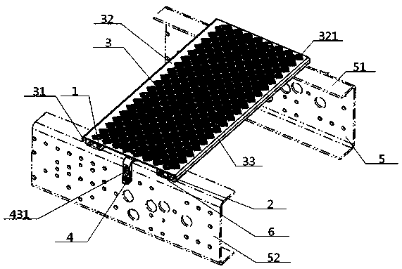 Semi-trailer tractor working platform device