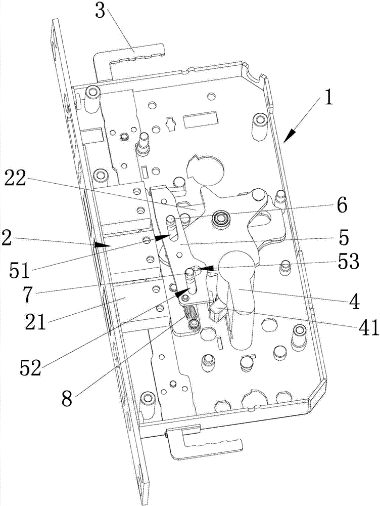 Lock body with double-quick function