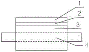 Tungsten copper module for high thermal load part of fusion device as well as preparation method thereof