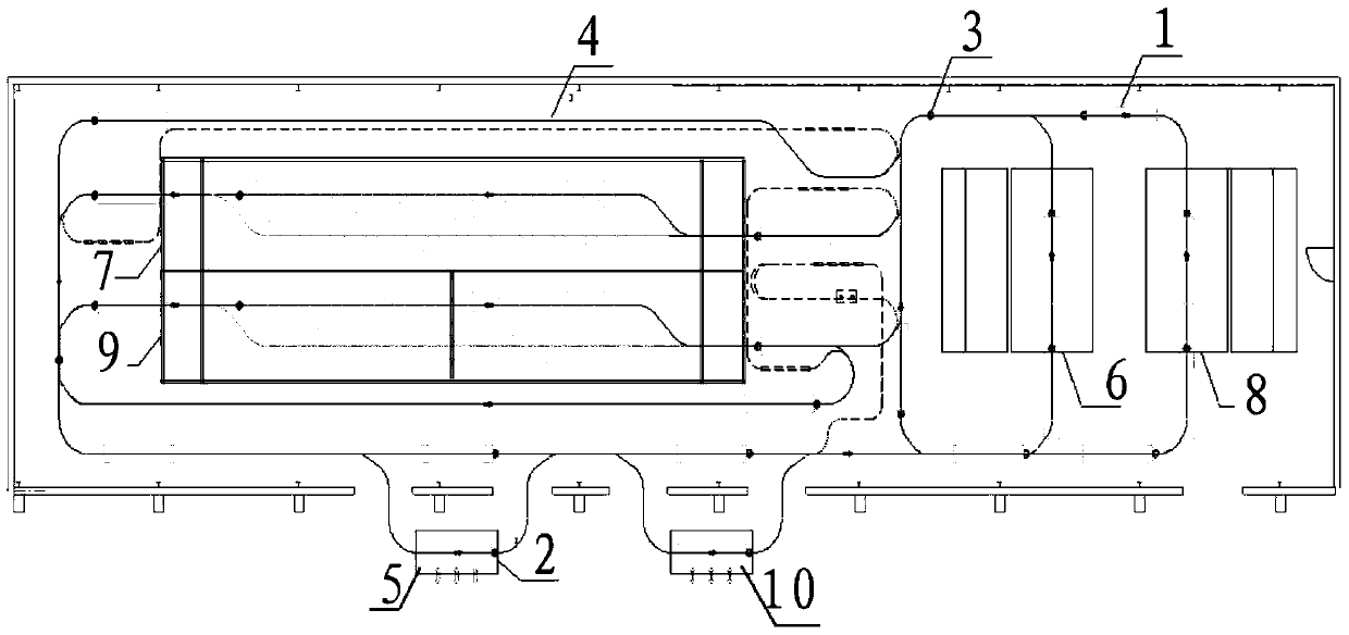 Conveyor system and method for painting armored vehicles