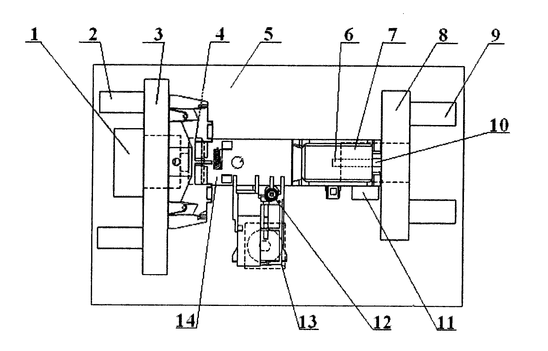 Chucking appliance for processing multiple finish surfaces of workpiece by rotating positioning and operation method thereof