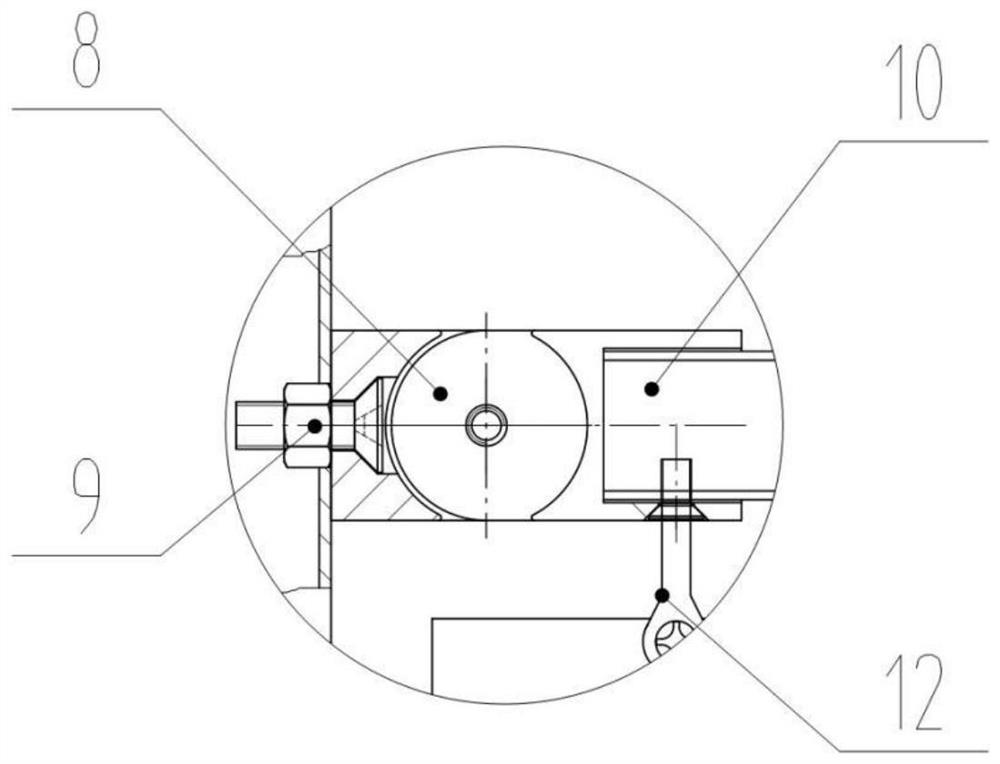 Glass curtain wall type protective barrier