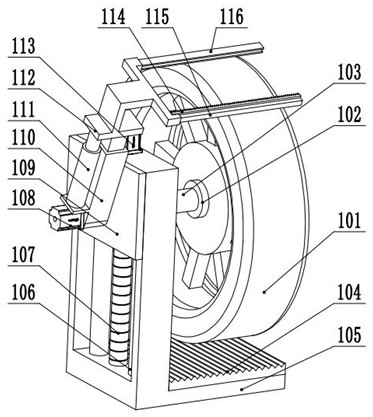 Vertical tire pressure detection device