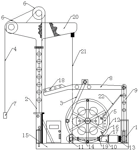 Pumping unit with wide swing angle