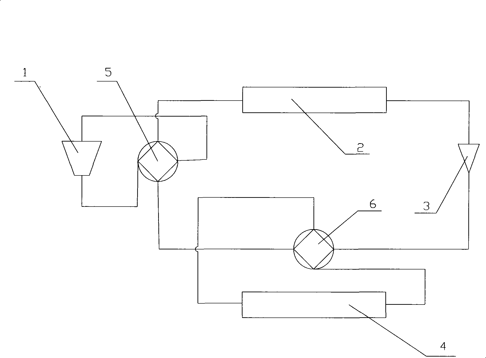 Refrigeration heat pump system