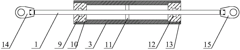 Connection method of viscous damper used for anti-seismic of long-span bridge